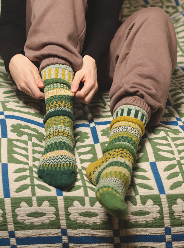 Fiddlehead Crew Socks